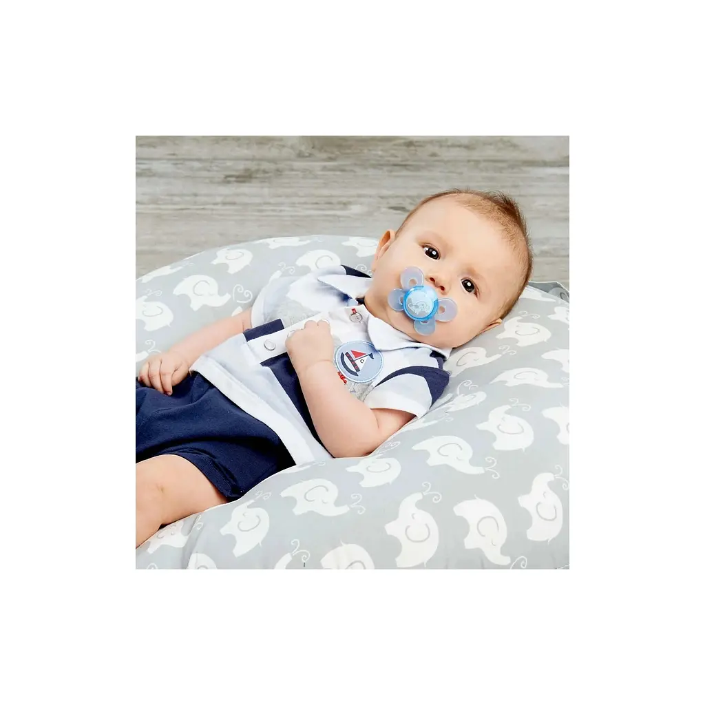 Пустушка Chicco Physio Comfort силіконова від 2 до 6 місяців 1шт. (блакитна) (74911.21.00) - фото 8