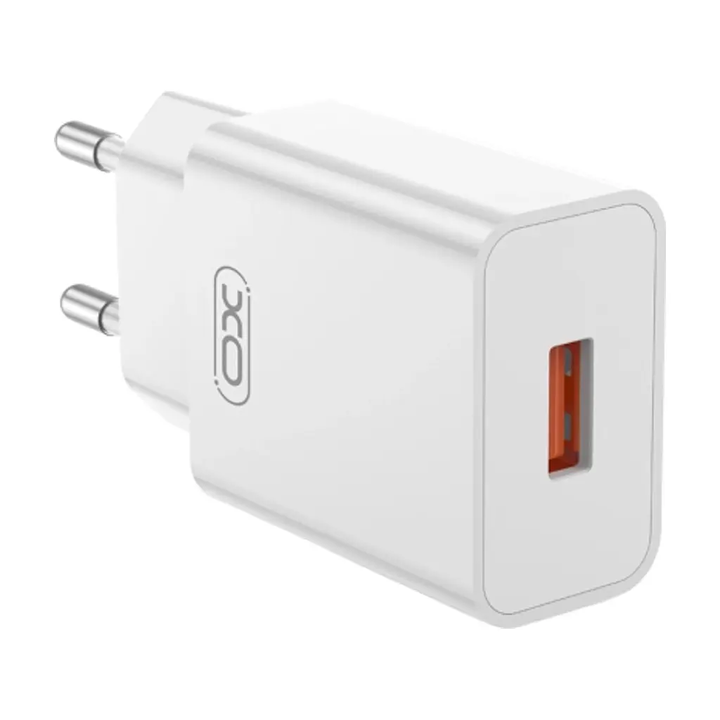 Зарядний пристрій XO USB-A QC18W White (L127.white) - фото 7