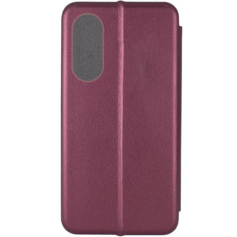 Шкіряний чохол-книжка Classy для Oppo A58 4G Бордовий - фото 2