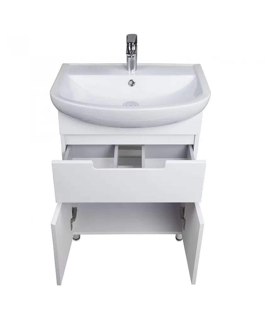 Тумба Мойдодир Тетріс 60 з умивальником Arteco 60 Білий - фото 7