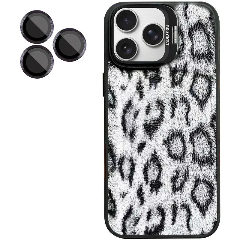 Чохол Epik TPU+PC Wild Leopard with MagSafe and Lens для Apple iPhone 15 Pro (6.1) Black - фото 3