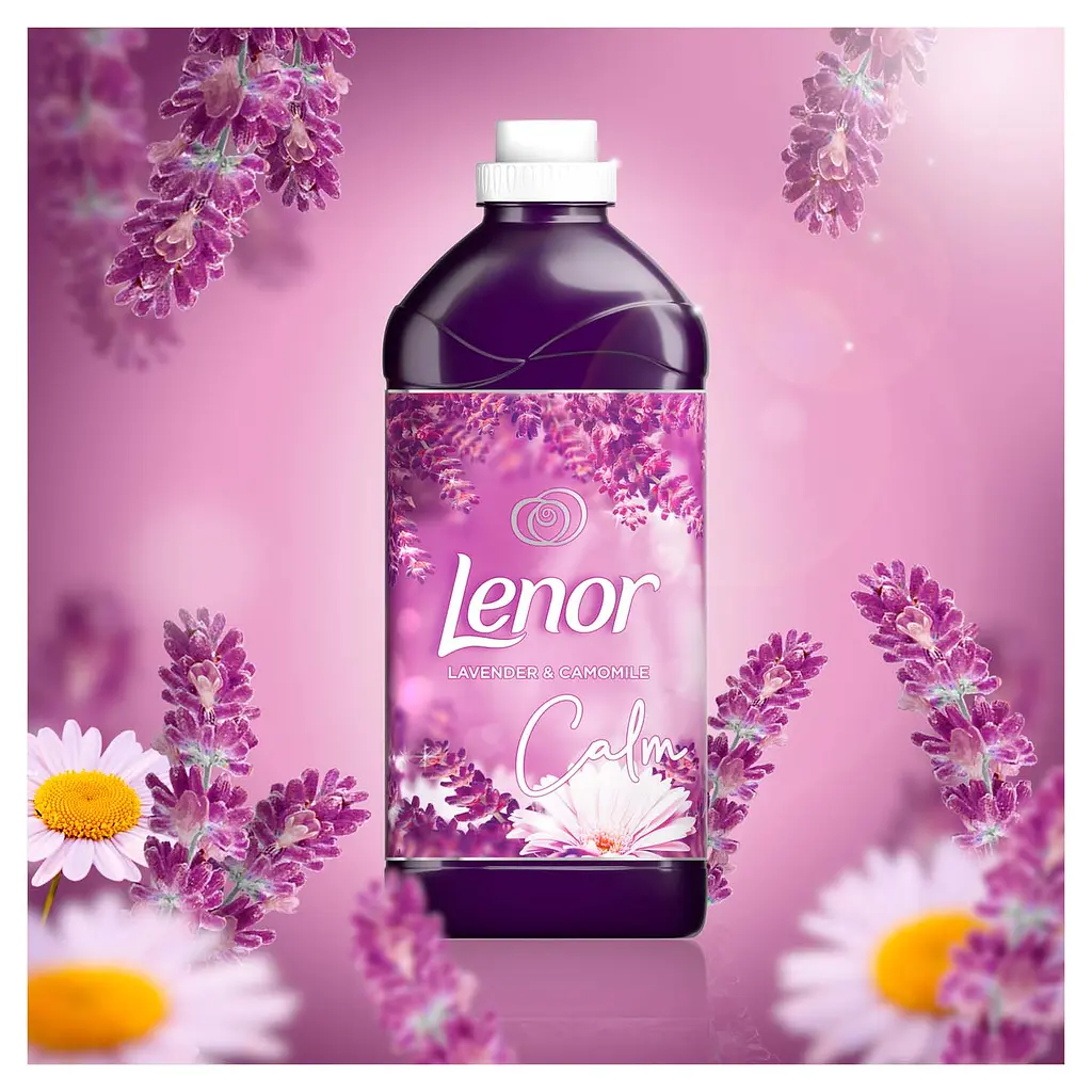 Кондиціонер для білизни Lenor Лаванда і ромашка, 1,8 л - фото 2