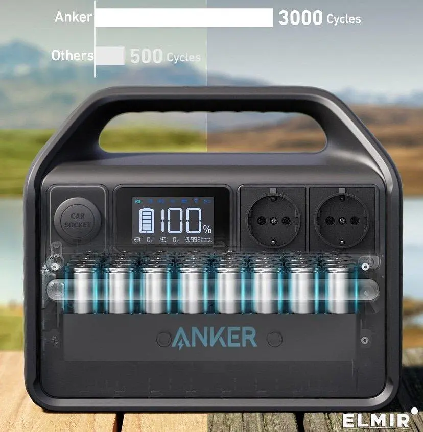 Зарядна станція Anker 535 PowerHouse 512 Вт/год - фото 3