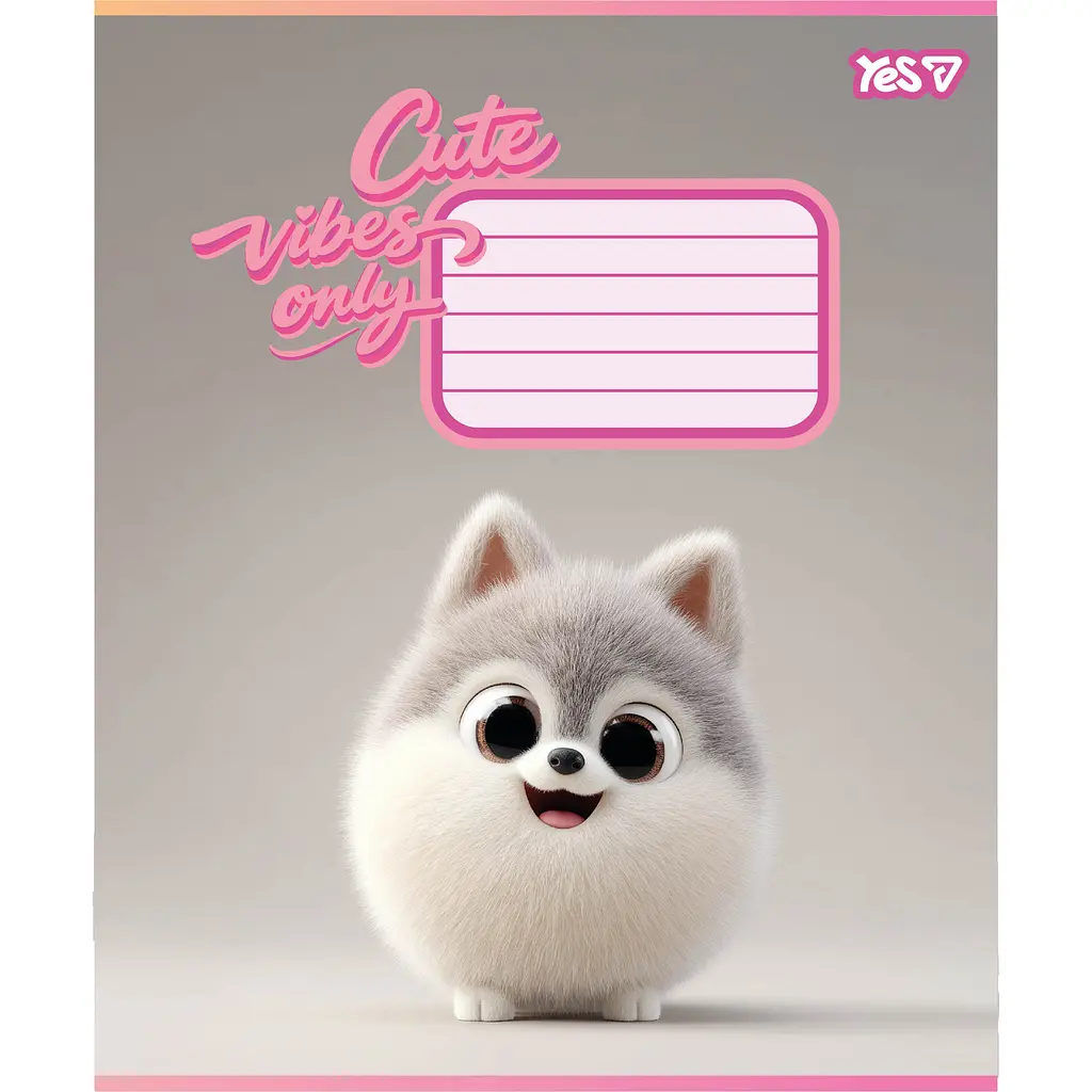 Зошит шкільний Yes Cute vibes only А5 18 аркушів лінія 25 шт. (768899) - фото 2
