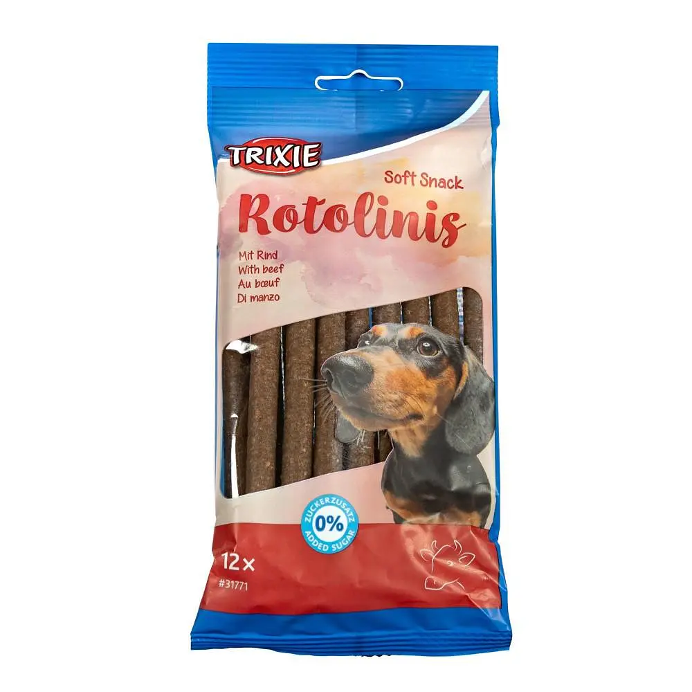 Ласощі Trixie Soft Snack Rotolinis для собак палички з яловичиною 120 г - фото 3