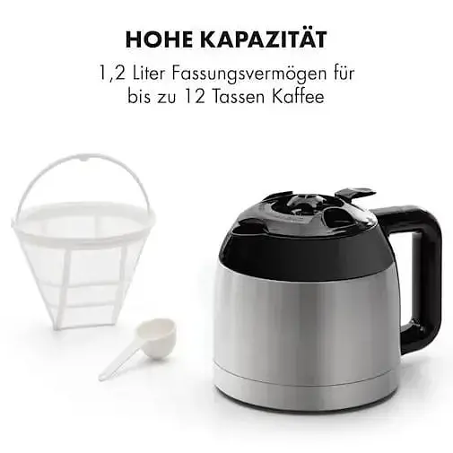 Кавоварка Klarstein Arabica EasyTouch Control 900 W (10032772) - фото 4