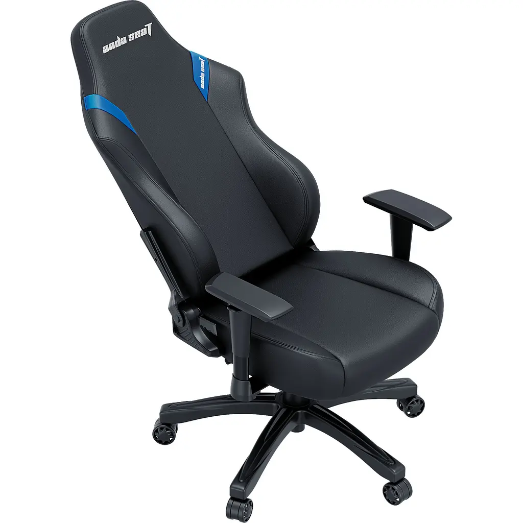 Кресло игровое Anda Seat Luna Size L Black/Blue PVC (AD18-44-BS-PV) - фото 5