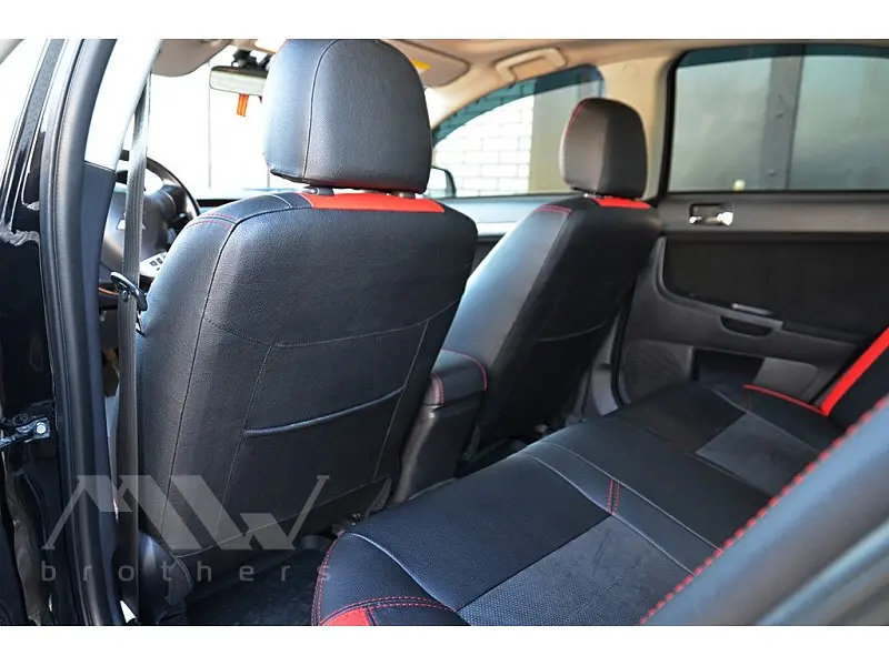 Авточохли модельні MW Brothers для Mitsubishi Lancer X c 2007 - фото 4