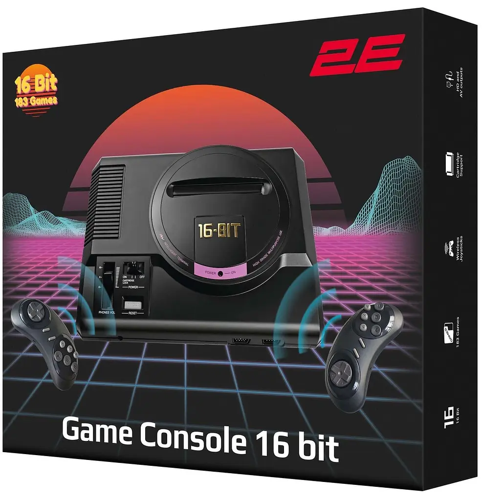 Игровая консоль 2Е 16bit HDMI (2 бездротових геймпада, 183 игор) - фото 10