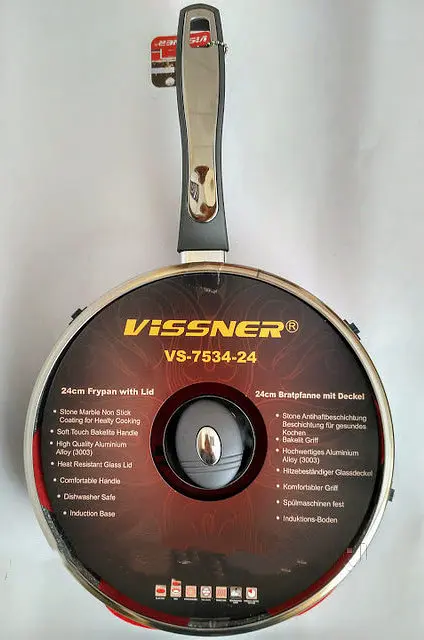 Сковорода Vissner VS 7534-24 marble/black - фото 5