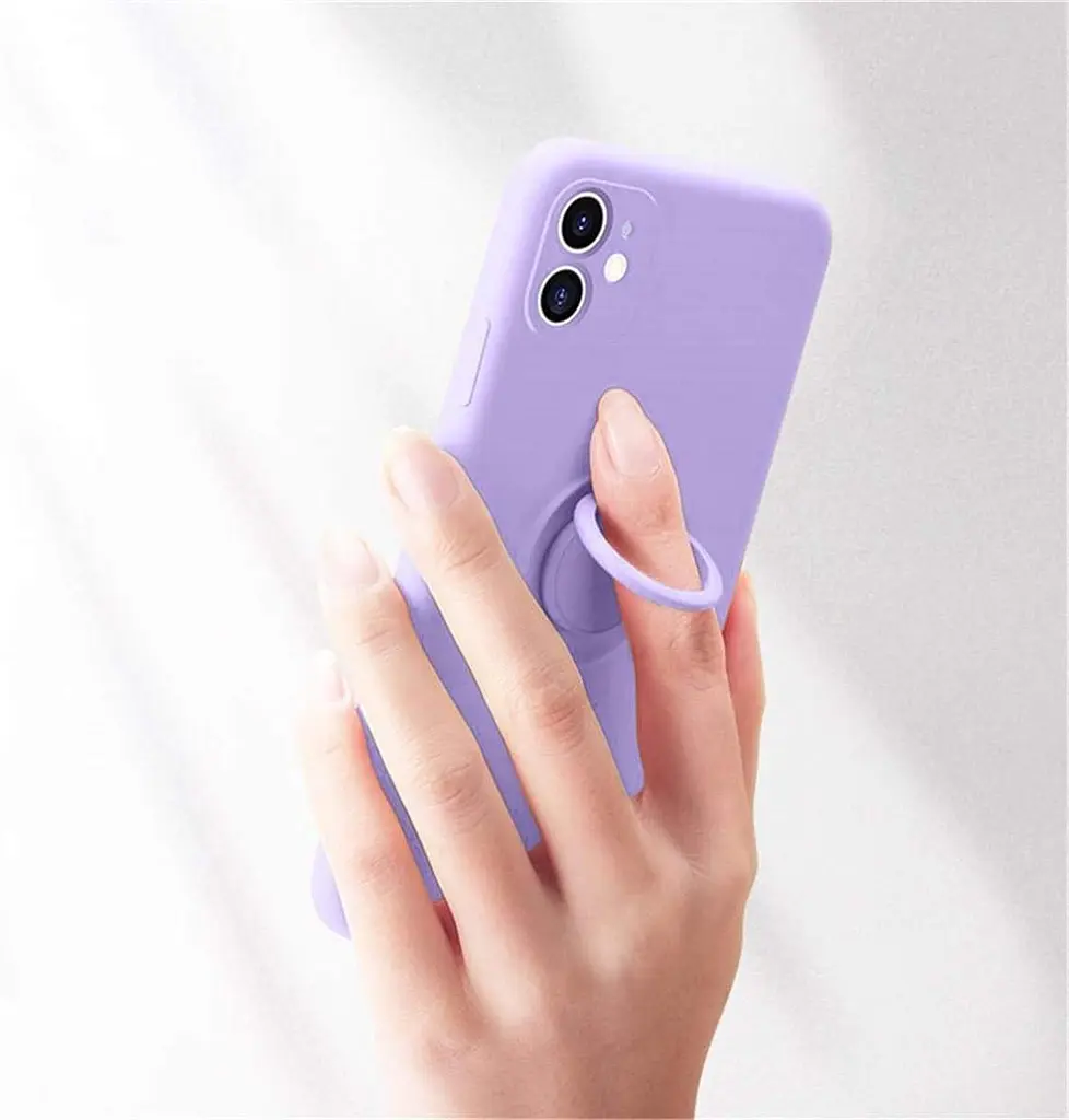 11 pro max бузковий Чохол Rokmym для iPhone 11 Pro Max з рідкого силікону, чохол для iPhone 11 Pro Max - фото 6
