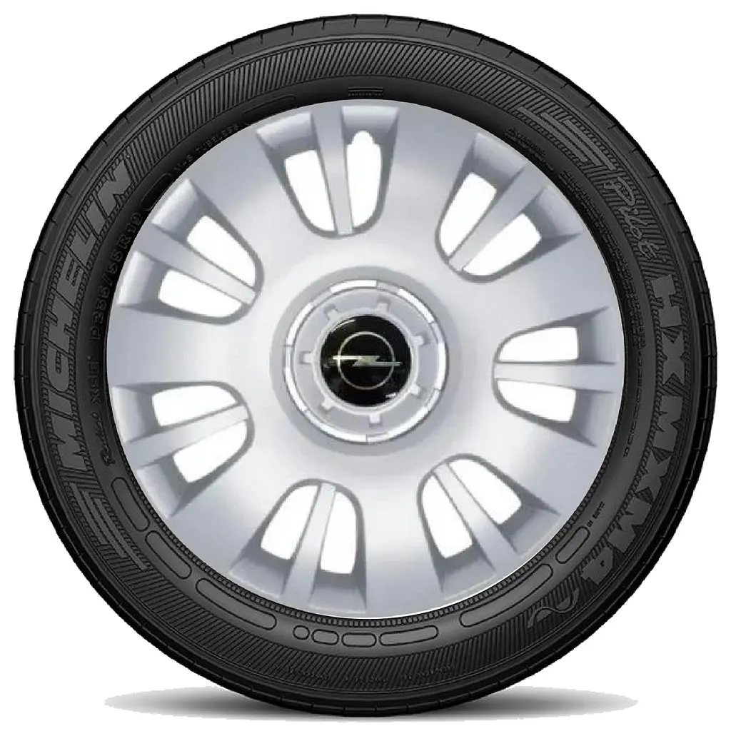 Ковпак колеса з емблемою Opel SKS407 R16 сірий з логотипом на вибір 4 шт