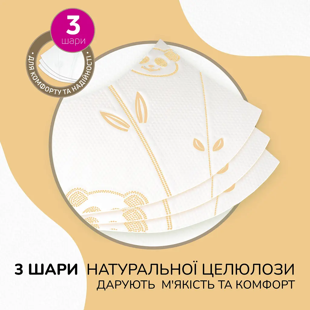 Тришаровий туалетний папір Сніжна панда Premium Aroma Plus 16 рулонів - фото 2
