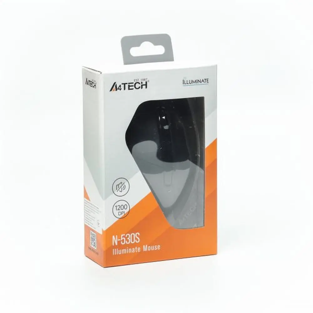 Мишка A4Tech N-530S USB Black (4711421988247) - фото 11