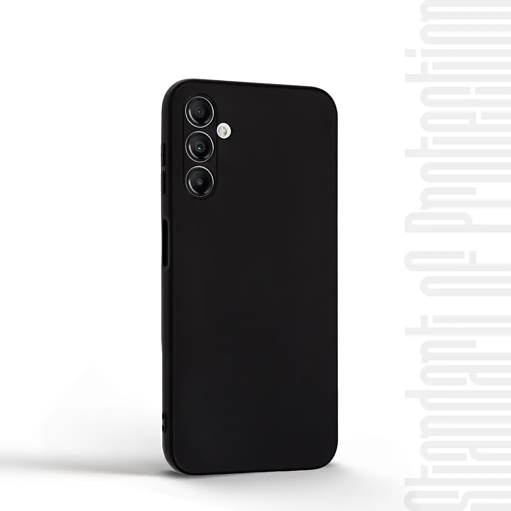 Чехол-накладка для смартфона Samsung Galaxy A14 5G (A146)/A14 4G (A145) противоударный, силиконовый, термополиуретановый (ТПУ), с защитой камеры и корпуса, черный, защита всего корпуса, ArmorStandart (ARM73237) - фото 2