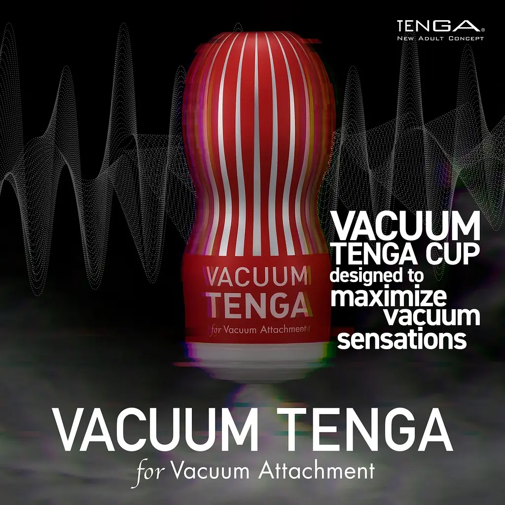 Мастурбатор VACUUM TENGA CUP, сумісний з насадками Tenga Vacuum Controller I та II, Tenga VACUUM MAX - фото 4