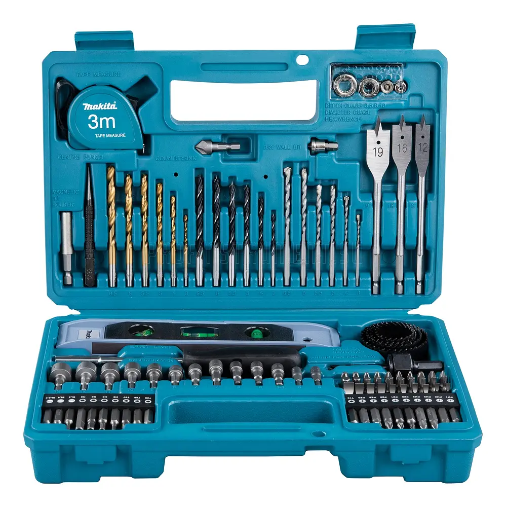 Набір свердл, біт та насадок (102 предмети) Makita E-10730