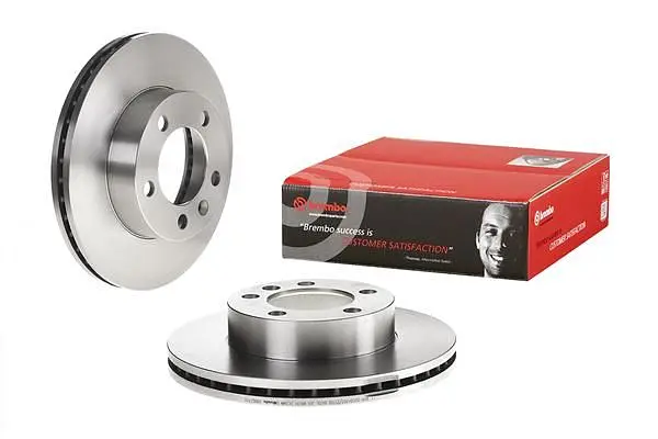 Диск гальмівний передній вентильований Opel Movano B, Nissan Nv400 10-25р Brembo (09.B633.10) - фото 2