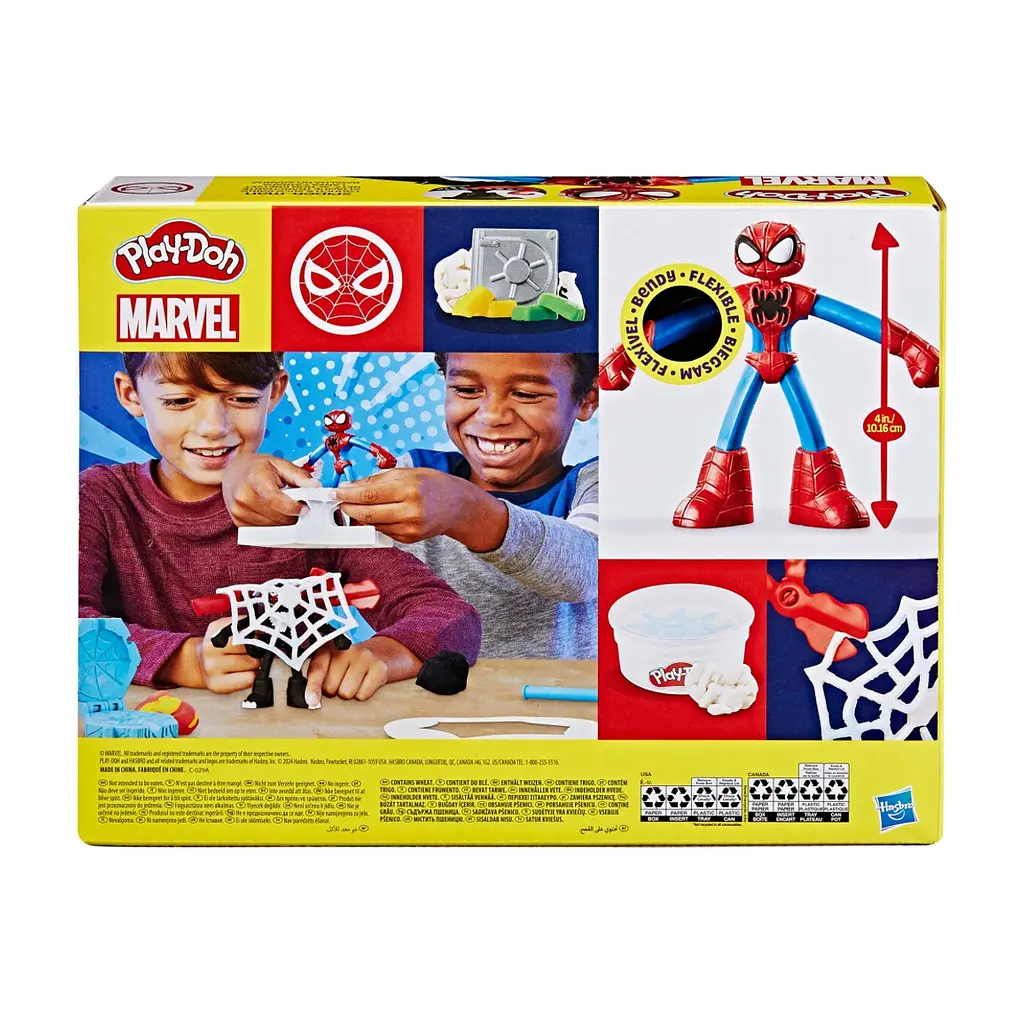 Набір для творчості Hasbro Play-Doh Marvel Спайдер-Мен Людина-павук (F9827) - фото 3