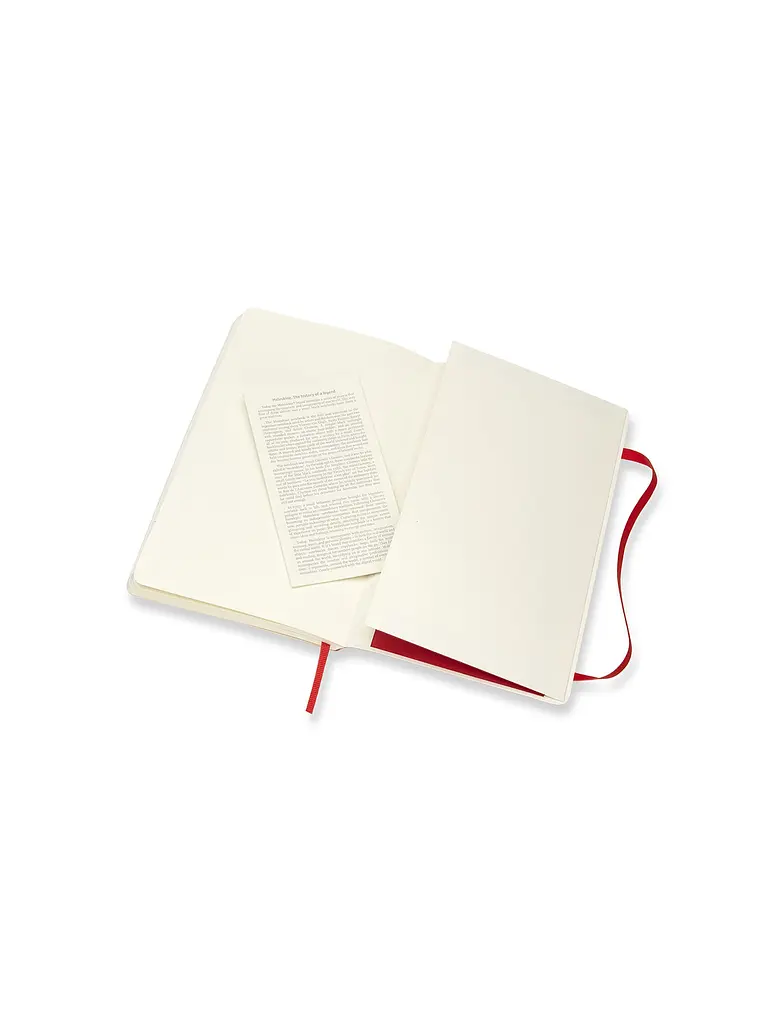 Записник Moleskine Classic середній, Нелінований Червоний М’який (QP618F2) - фото 5