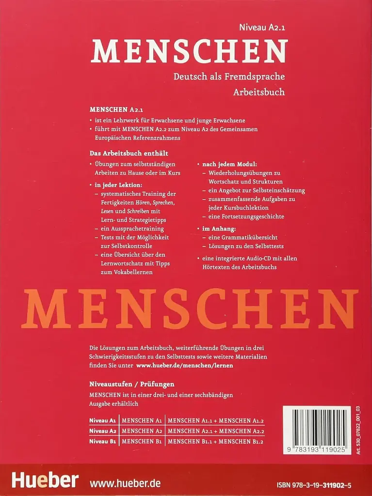 Menschen A2,1. Arbeitsbuch mit Audio-CD - фото 2