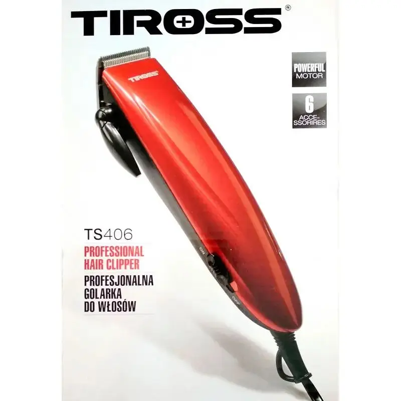 Машинка для стрижки Tiross TS406 +насадки - фото 7