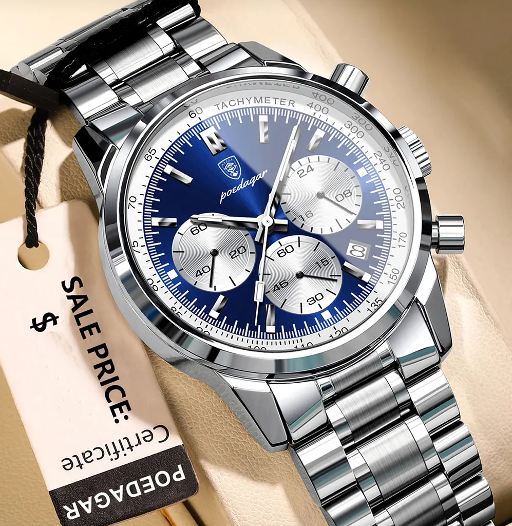 Годинник Poedagar Petros Silver - фото 3