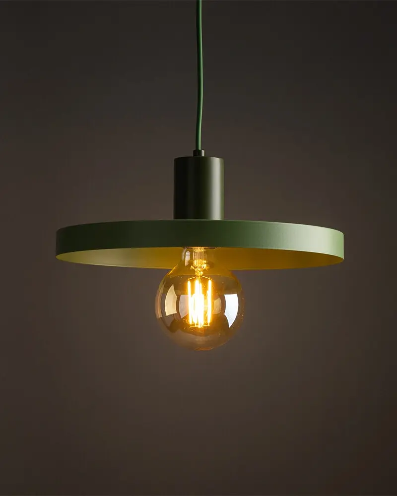 Підвісний світильник, люстра TK Lighting 10761 Sila E27 1x15W IP20 зелений - фото 2