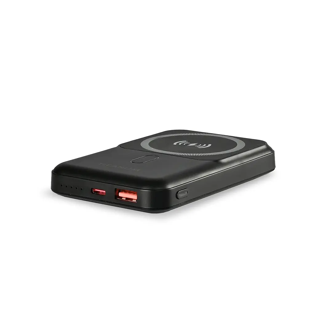 Повербанк с беспроводной зарядкой 10000mAh Titanium MA02 22.5W Black (TPB-MA02-B) - фото 4