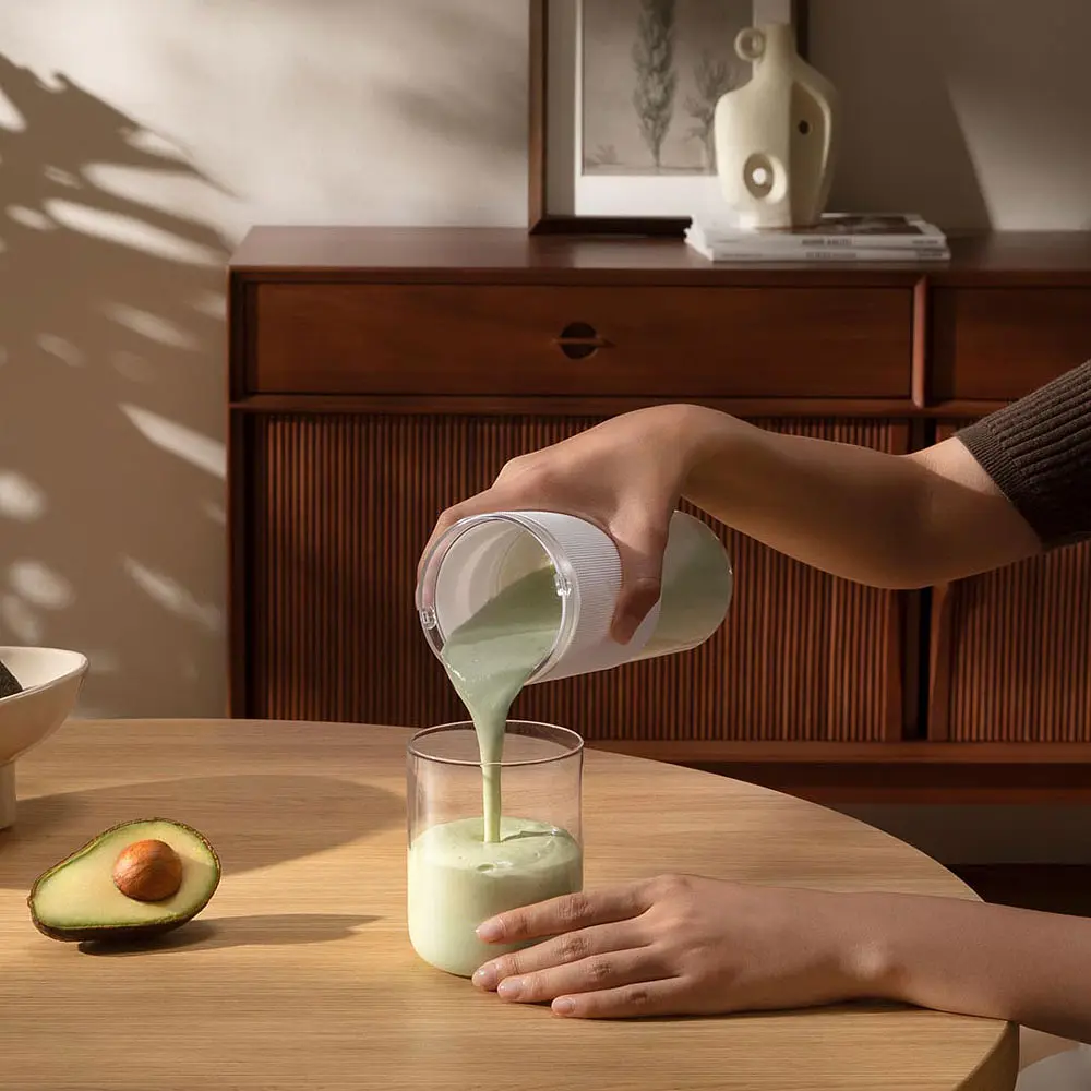 Фітнес-блендер Xiaomi MiJia Portable Juicer Cup 2 (MJZZB02PL) White - фото 5