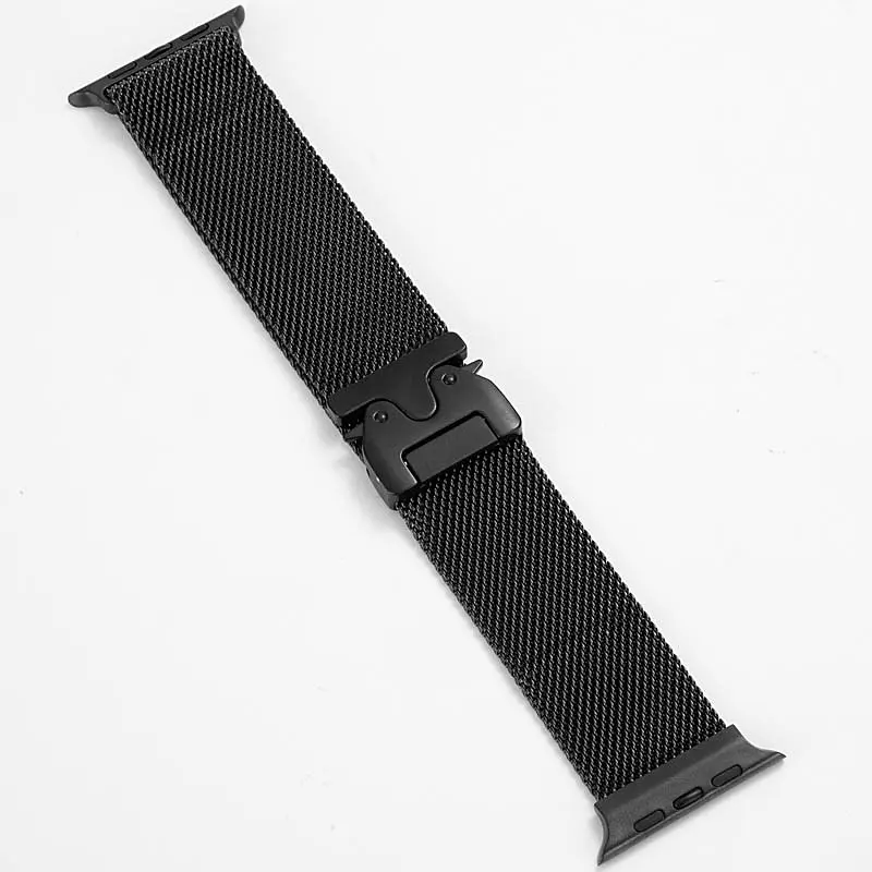 Ремінець Milanese Loop New Design для Apple Watch 38/40/41/42mm(ser.10) Black - фото 3
