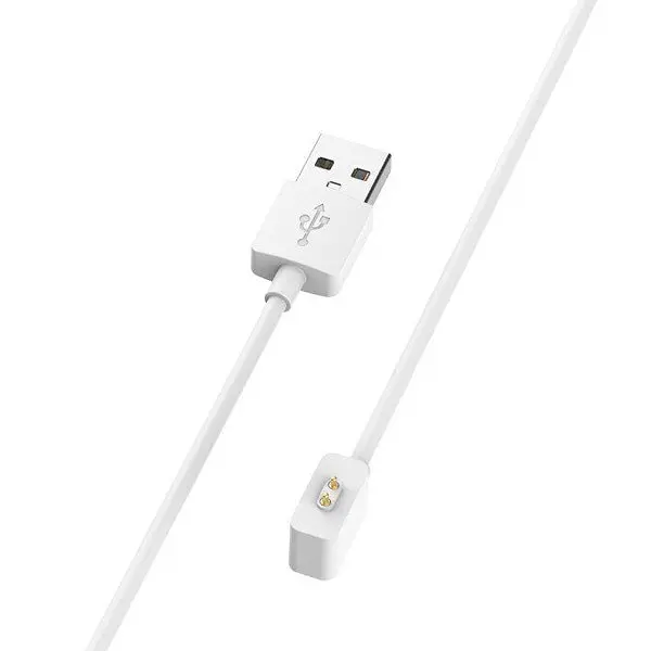 Магнітний USB кабель Primo зарядний пристрій док-станція для Xiaomi Mi Smart Band 8/Band 8 Active White - фото 3
