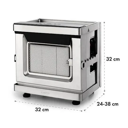 Гриль газовый вертикальный Klarstein Crossfire 800°C (10033288) - фото 9