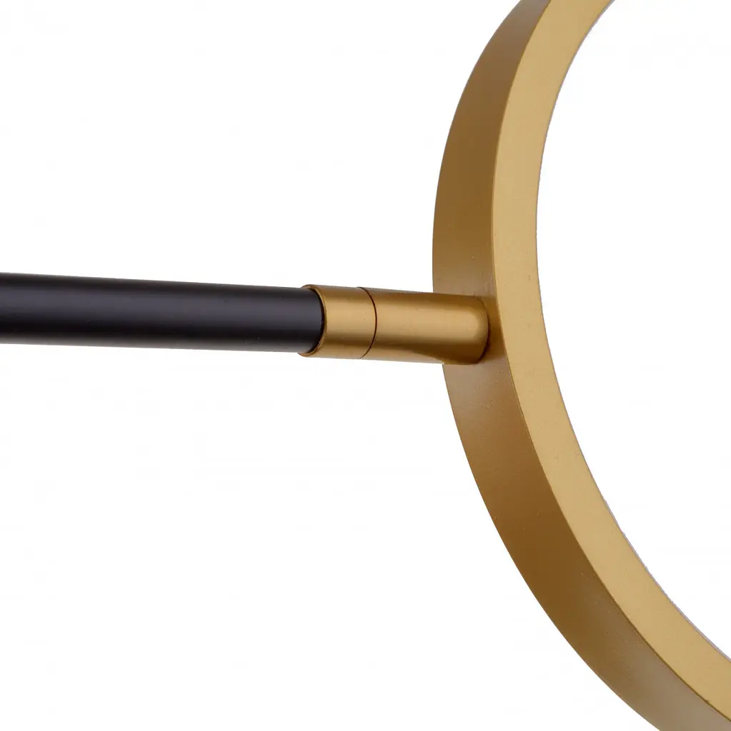 Люстра потолочная Brille в спальню LED 38W WW BK (BL-760С/4) - фото 4