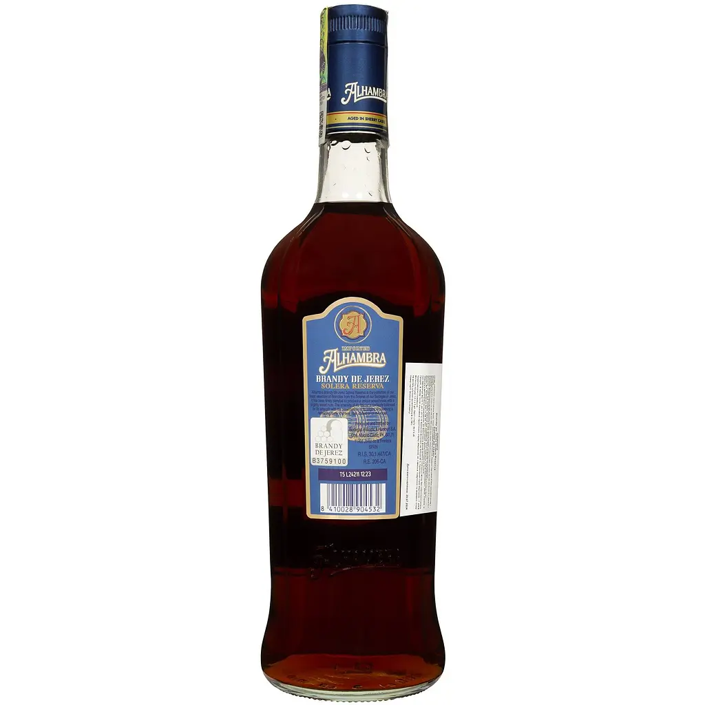 Бренді Alhambra de Jepez Solera Reserva 36% 1 л - фото 2