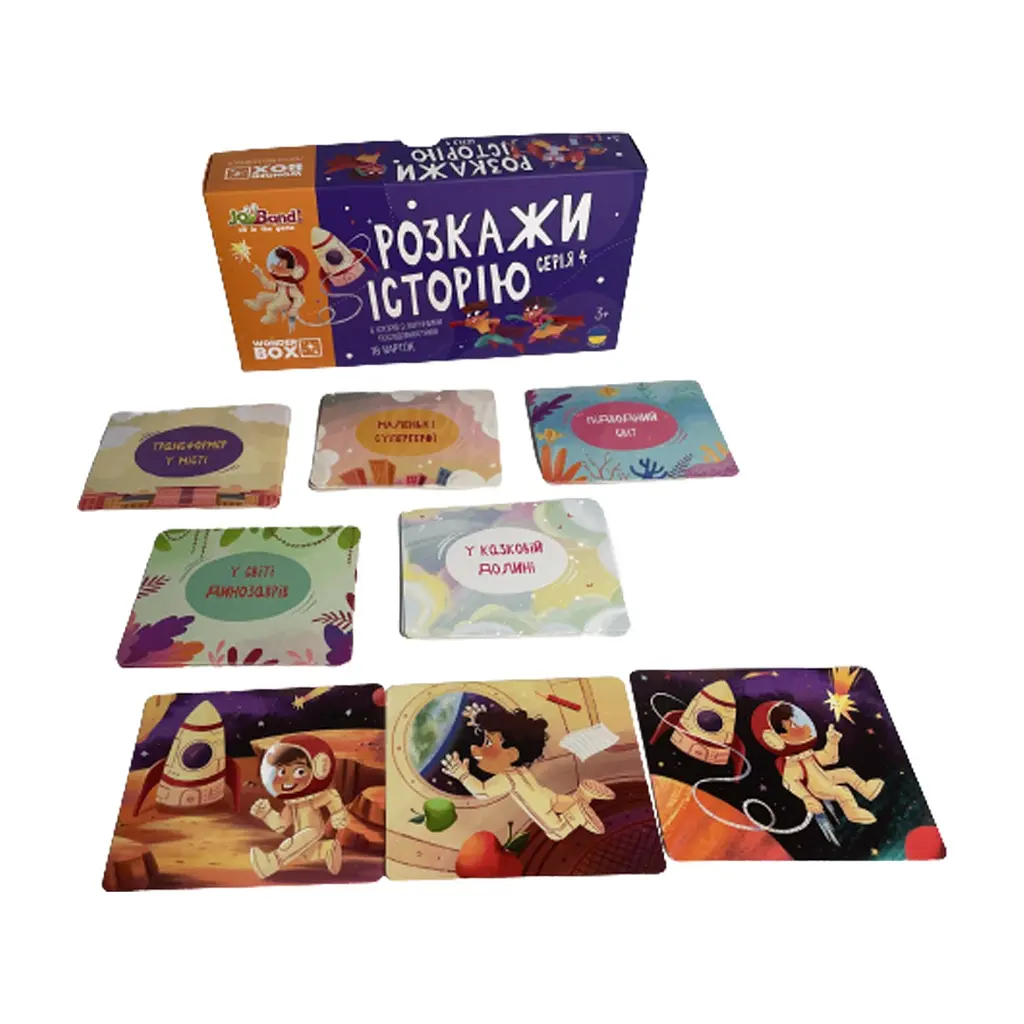 Настільна гра JoyBand Набір логічних карток Розкажи історію Серія №4 (WB104) - фото 5