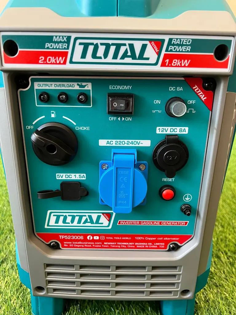 Інверторний бензиновий генератор Total TP523006 1.8/2.0 кВт  - фото 3
