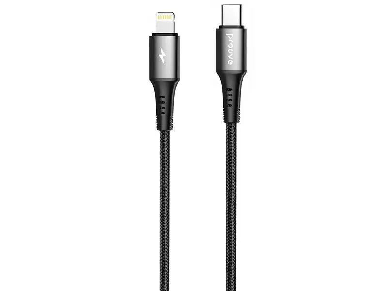 Кабель Proove WireX Type-C to Lightning 27W 1м Black (CCWX27002101)