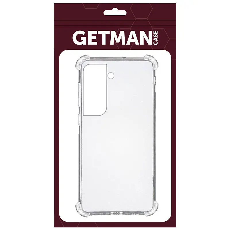 TPU чехол Getman Ease logo усиленные углы для Samsung Galaxy S21 Бесцветный (прозрачный) - фото 2