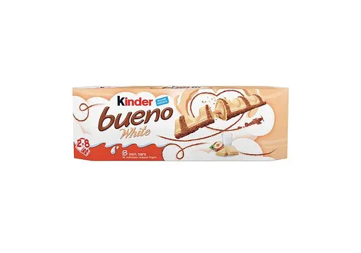 Шоколадний батончик Kinder Bueno White 312 г - фото 2