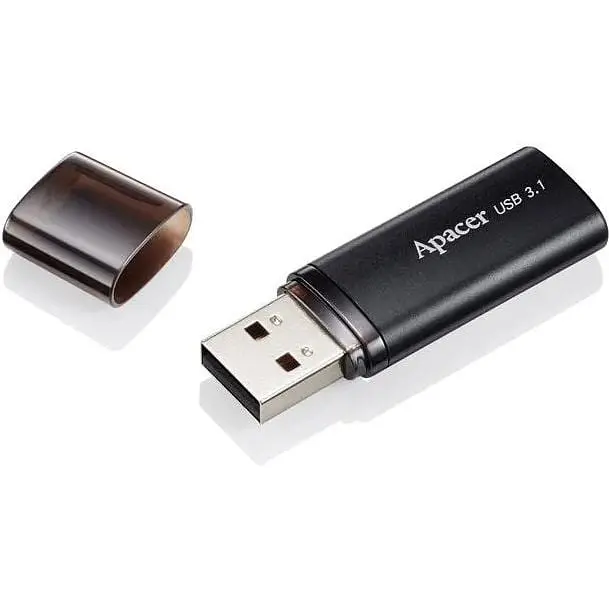 USB флеш-накопитель Apacer AH25B 128GB USB-A 3.2 Black (AP128GAH25BB-1) [67398] - фото 3