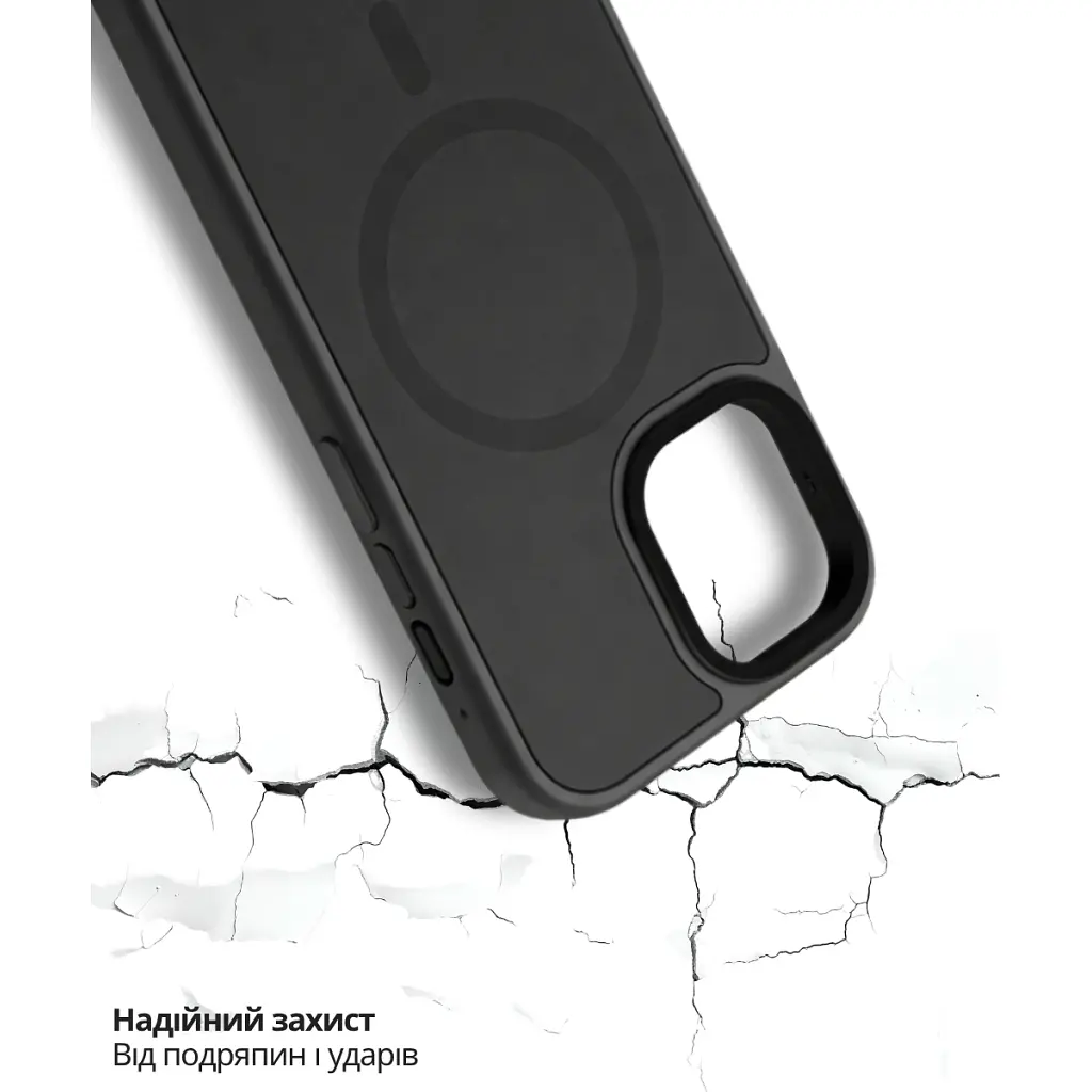 Чохол до мобільного телефона BeCover FIBRA ArcLine MagSafe Apple iPhone 17 Black (715372) - фото 5
