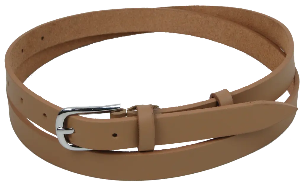 Шкіряний жіночий ремінь Skipper 1625-20 Бежевий 2 см - фото 6