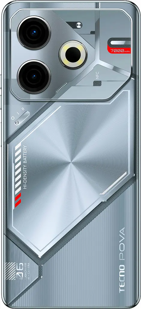 Смартфон Tecno Pova 6 Neo 8/128Gb Starry Silver (LI6) (UA UCRF) NFC - фото 3