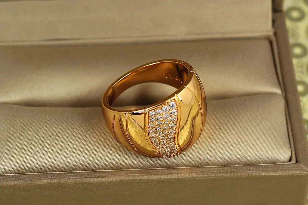 Кільце Xuping Jewelry Синай р 18 золотисте - фото 2