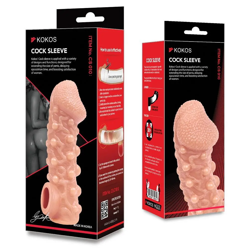 Насадка на член Kokos Cock Sleeve CS 010, M - фото 10