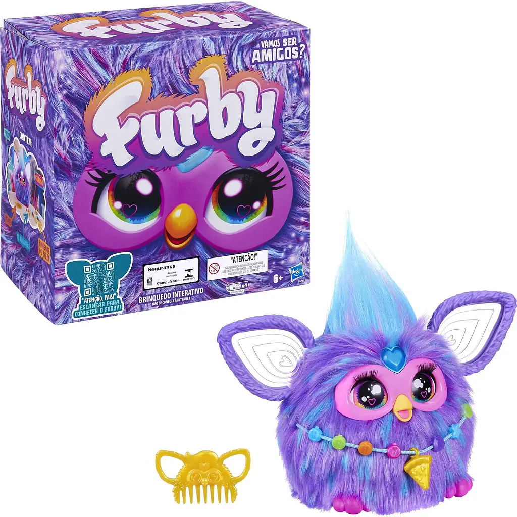 Игрушка интерактивная Hasbro Furby Purple (F6743) - фото 12