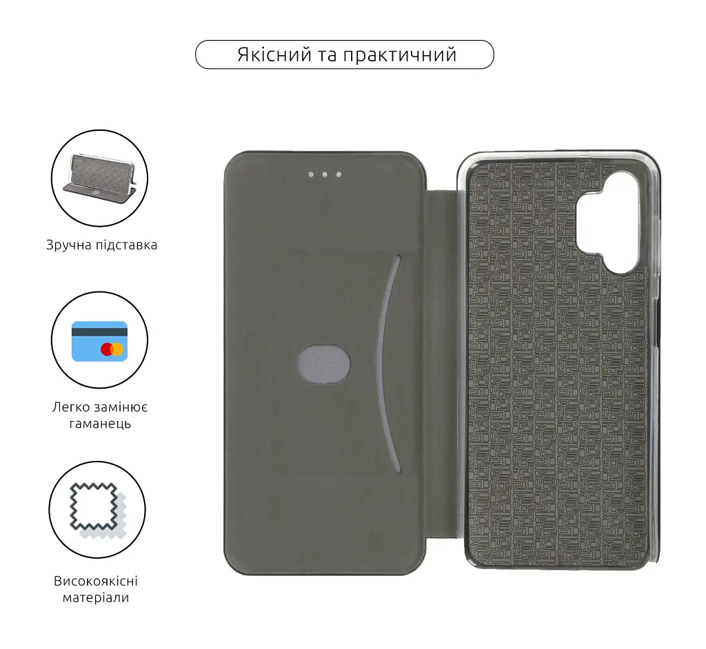 Чохол-книжка ArmorStandart G-Case для Samsung A13 4G (A135) Black - фото 3