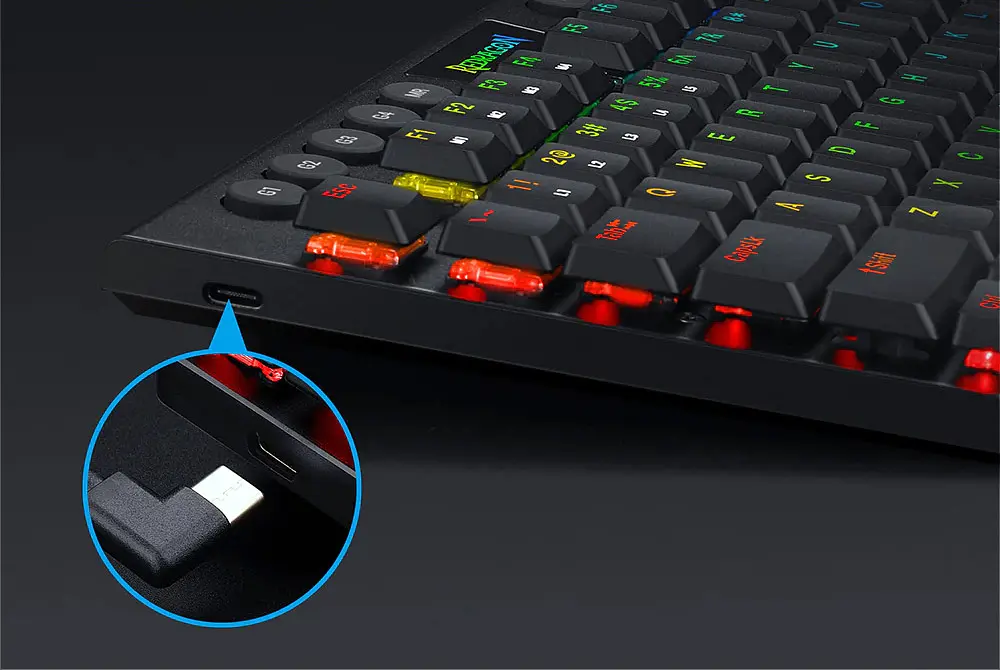 Клавиатура Redragon YI K625P KB RGB USB Mini [84578] - фото 5