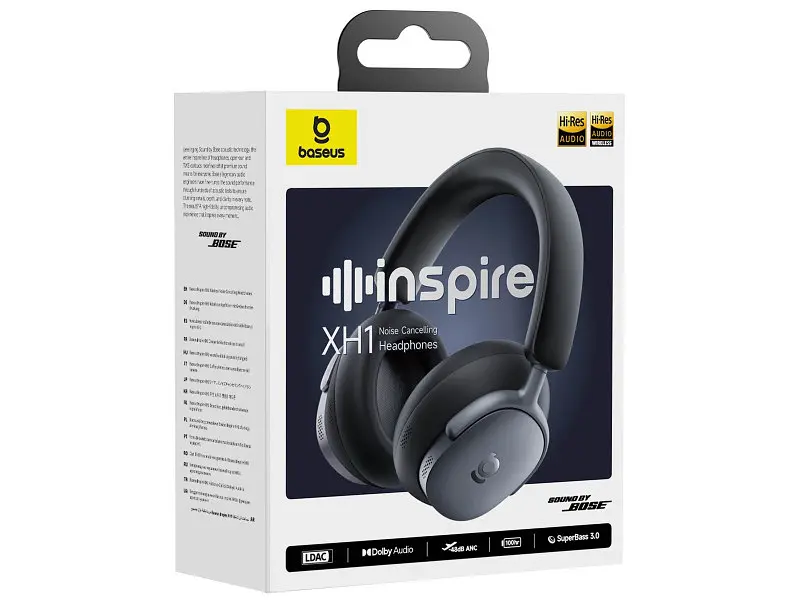 Навушники BASEUS Inspire XH1 Black (A00085701123-00) - фото 4